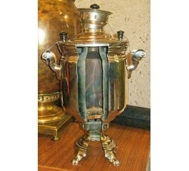 Жаровой самовар в разрезе